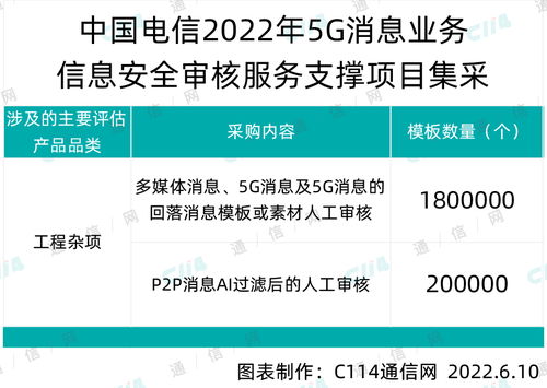 中國電信5G消息業務信息安全審核服務支撐項目集采結果揭曉，新華網與央視國際中標